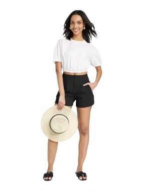 a.new day high rise tailored Shorts 4